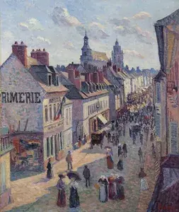 Jour De March Gisors Rue Cappeville Maximilien Luce Vente En