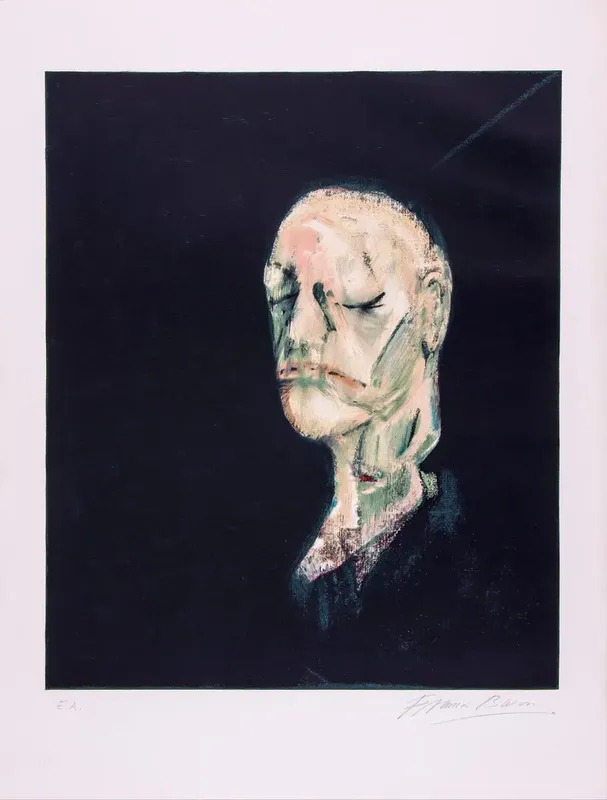 弗朗西斯培根 the life mask of william blake