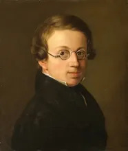<b>Friedrich Ritter</b> VON AMERLING (1803-1887) - Porttrait of a young man - Friedrich-Ritter-VON-AMERLING-Porttrait-of-a-young-1414221432