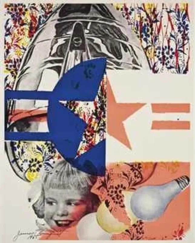詹姆斯·罗森奎斯特 f-111(castelli gallery poster)