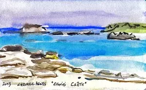 Crete De L Ouest Grece Elafonissi By Jean Pierre Chevassus Agnes Buy Art Online Artprice