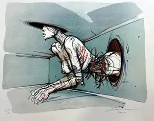 アート・デザイン・音楽 Enki bilal / catalogue un/sur/un Enki Bilal Art Book Catalogue UN/SUR/UN French Comic Artist