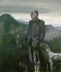 Man in the landscape