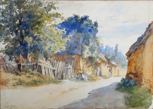 René Louis CHRÉTIEN - Drawing-Watercolor