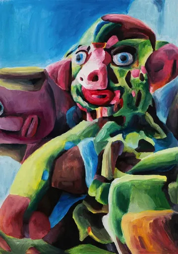 Marta SESANA - Pintura - Golem