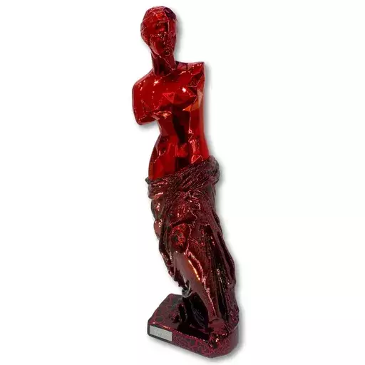 Richard ORLINSKI - Sculpture-Volume - Venus crackled rouge