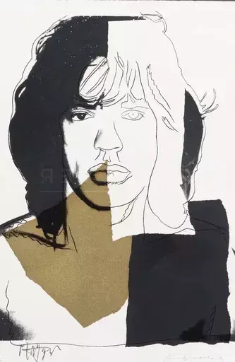 Andy WARHOL - Print-Multiple - Mick Jagger (FS II.146)