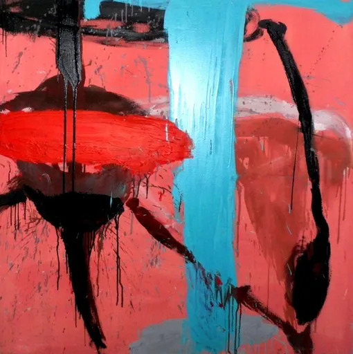 Tony SOULIÉ - Pittura - Red blinded 