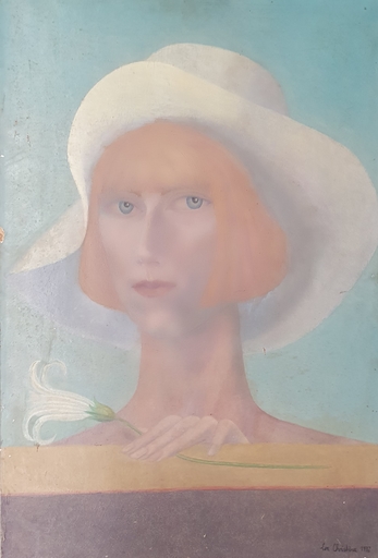 Eva Christina FUCHS - Painting - Selfportrait