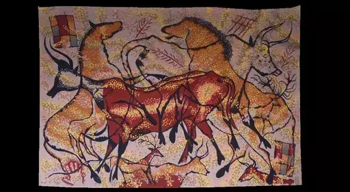 René PERROT - Tapestry - Hommage à l'abbé Breuil