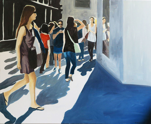 Karine BARTOLI - Painting - Rue de Paris
