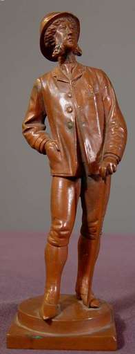 Carl KAUBA - Sculpture-Volume - Henry Morton Stanley "Dr. Livingston I Presume?"