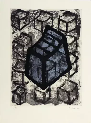 Christine BOSHIER - 版画 - Contained though II. Flow