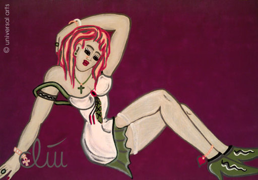 Jacqueline DITT - Painting - Partygirl 