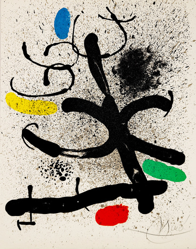 Joan MIRO - Estampe-Multiple - Cahiers d'ombres, plate 3