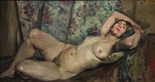 Lovis CORINTH - Peinture - Nu féminin couché