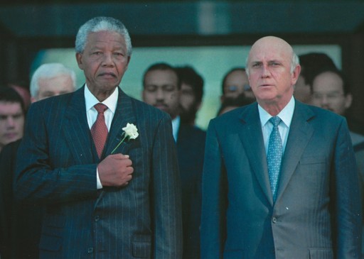 Greg ENGLISH - 照片 - President Nelson Mandela & ex-Pres. F,W. de Klerk