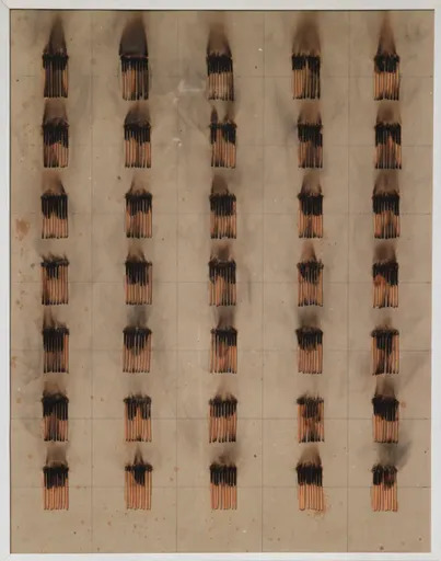Bernard AUBERTIN - Painting - Disegno di fuoco