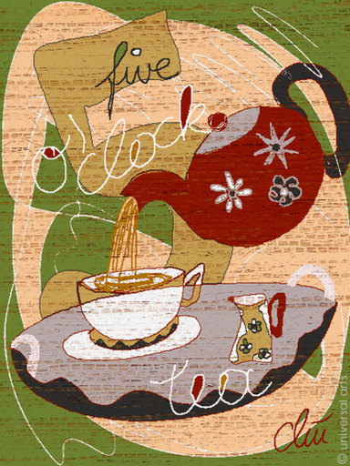 Jacqueline DITT - Stampa-Multiplo - Five o'clock Tea  - Grafik / graphic ltd. Edition