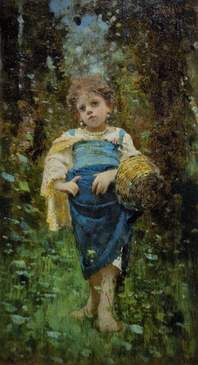 Francesco Paolo MICHETTI - Gemälde - Bambina