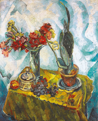 Robert KLOSS - Gemälde - Stillleben mit Kaktus, 1922