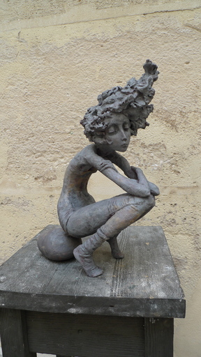 Valérie HADIDA - Skulptur Volumen - Femme o galet