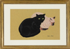 Georges MANZANA-PISSARRO - Drawing-Watercolor - Deux chats