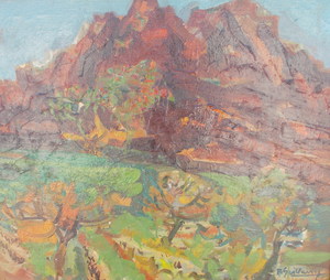 Pierre GAILLARDOT - Painting - La montagnette