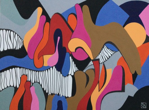 Brigitte THONHAUSER-MERK - Pintura - Abstractions D