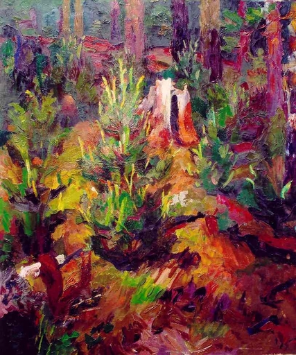 Aleksanders STRALS - Gemälde - In the forest