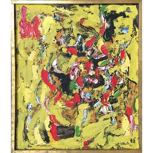 Alexandre ISTRATI - Gemälde - Composition Yellow