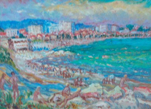 Berthe SOURDILLON - Gemälde - Cagnes sur mer