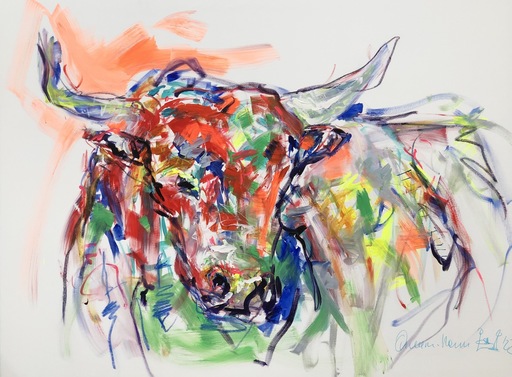 Nicole LEIDENFROST - Gemälde - It´s a bull