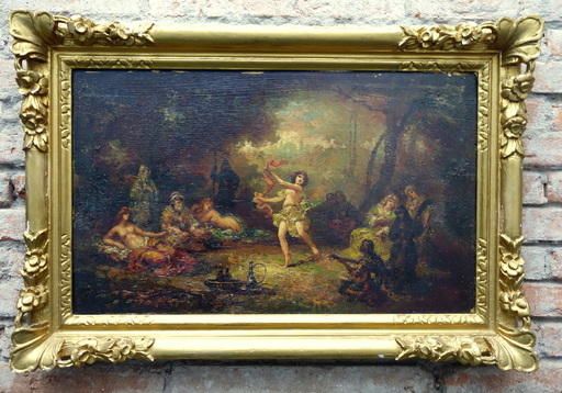 Frédéric BORGELLA - Pintura - "DANSEUSE au HAREM "