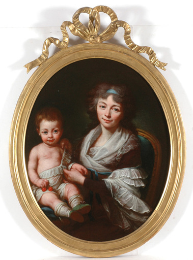 Anton GRAFF - Pintura - "Portrait of Suzanna Margaretha Burckhardt ", late 1770s 