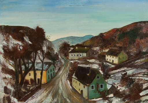 Ernst HUBER - Pintura - Late winter, 1935