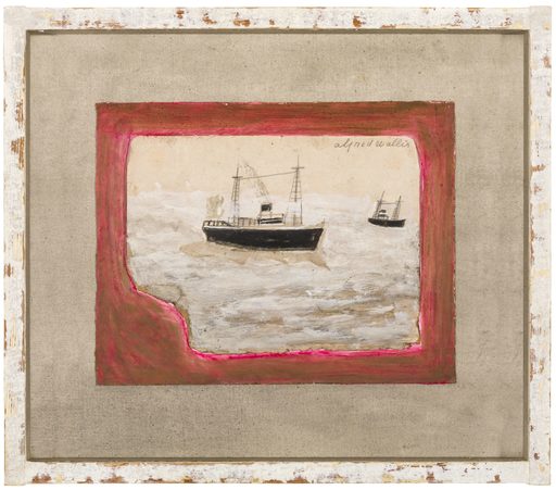 Alfred WALLIS - Pittura - Trawlers Going Out to Sea