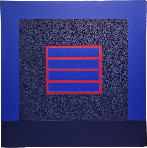 Peter HALLEY - Painting - Blue prison
