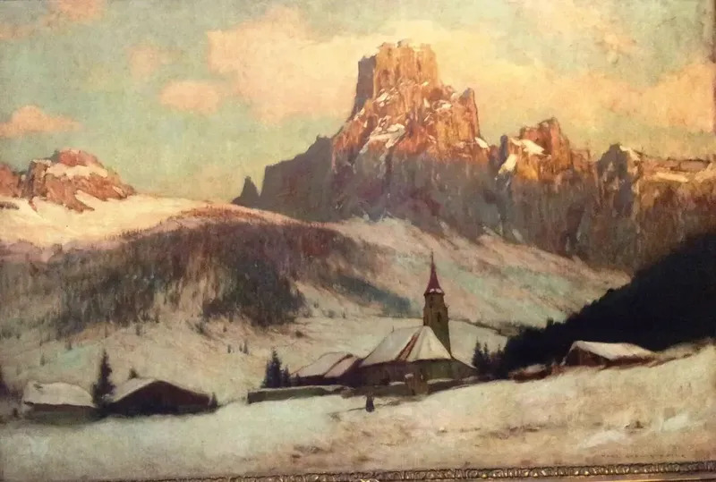Winter Landscape In Austria By Karl Ludwig Prinz Buy Art Online Artprice