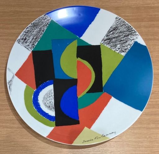 Sonia DELAUNAY - Ceramic - Rythmes circulaires 