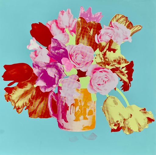 Francesco SCAVULLO - Print-Multiple - Tulipes et roses 