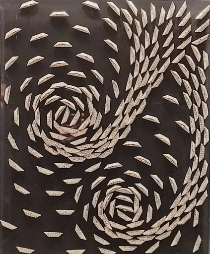 Riccardo GUSMAROLI - Painting - vortice nero