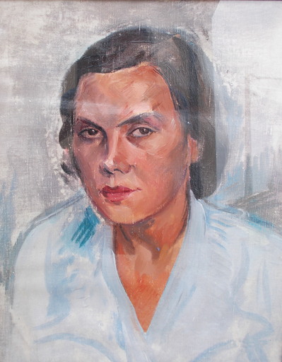 Leonide FRECHKOP - 绘画 - Portrait