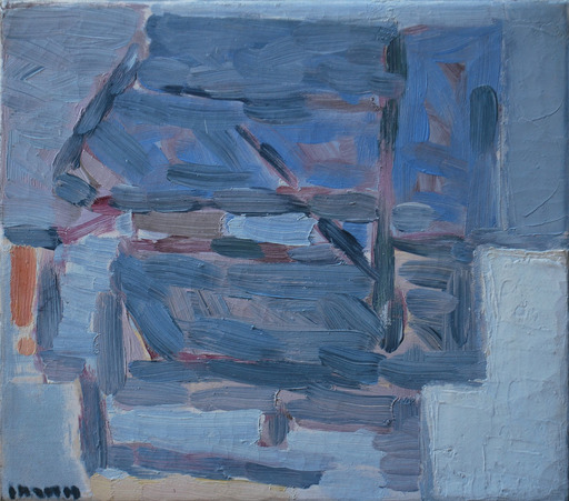 Constantin George MACRIS - Painting - Composition Abstraite