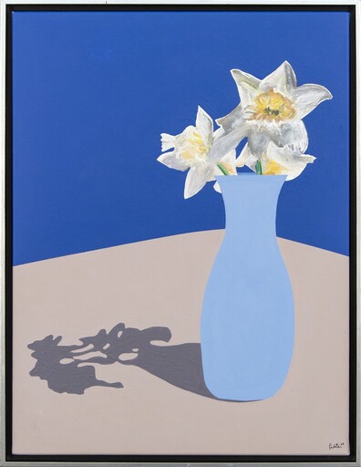 Charles PACHTER - Painting - Daffodils