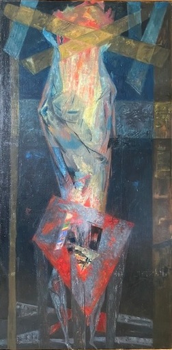 Jean BERTHOLLE - Gemälde - L'homme de feu