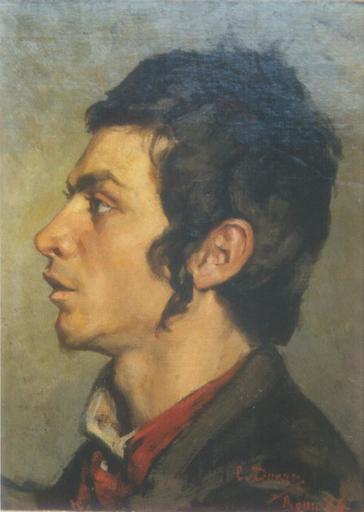 Emile Auguste CAROLUS-DURAN - Painting - CABEZA DE GITANO