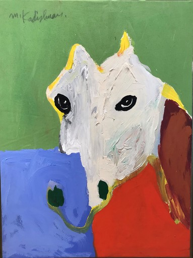 Menashe KADISHMAN - Painting - Horse