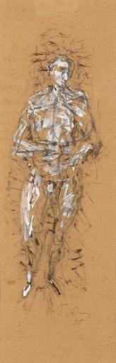 Mark TOBEY - Peinture - Male figure
