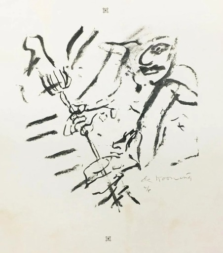 Willem DE KOONING - Stampa-Multiplo - Rainbow: Thelonious Monk Devil at
